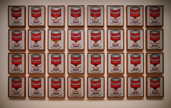 Энди Уорхол, «Банки с супом „Кэмпбелл“»